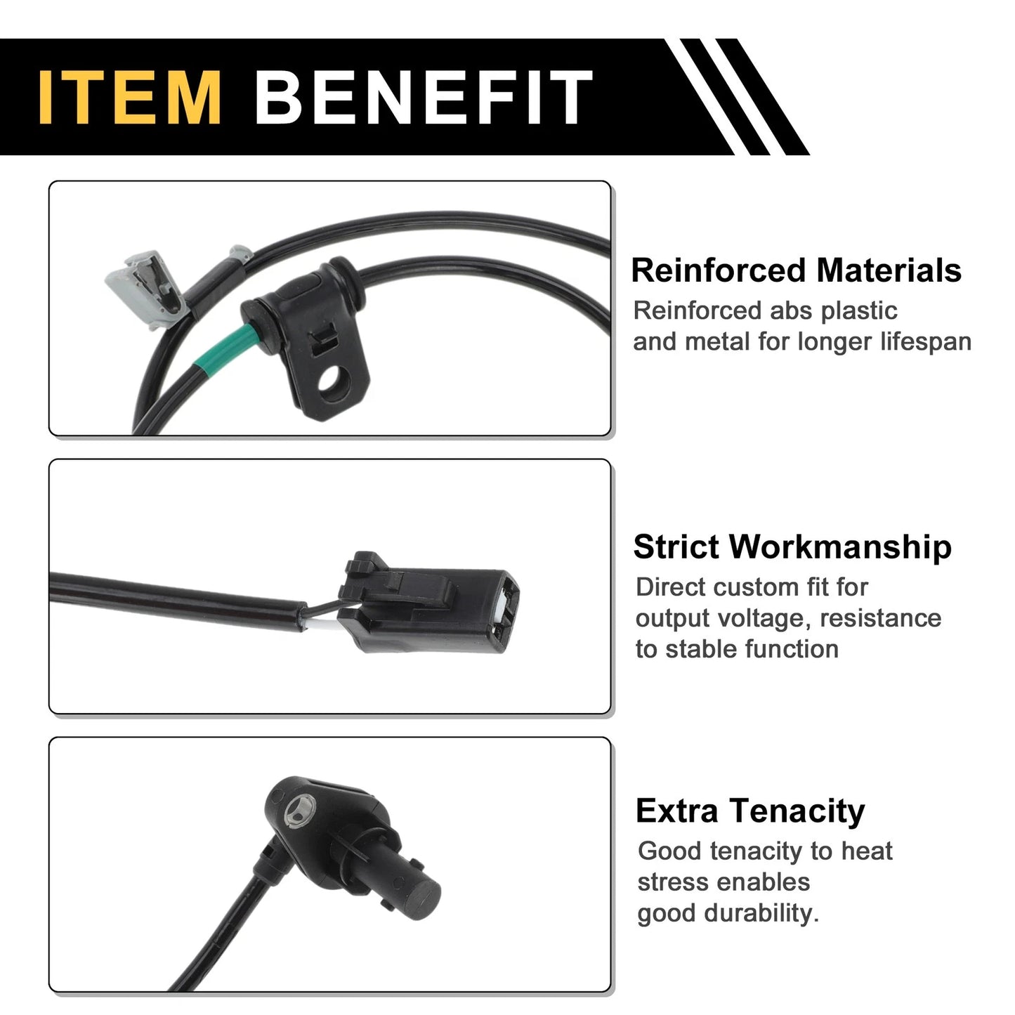 ABS Wheel Speed Sensor No. 9567108300 for Hyundai Elantra (2011–2016)