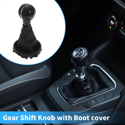 5 Speed Manual Shift Knob with Boot Cover for Mini Cooper F55 F56 (2014–2023)