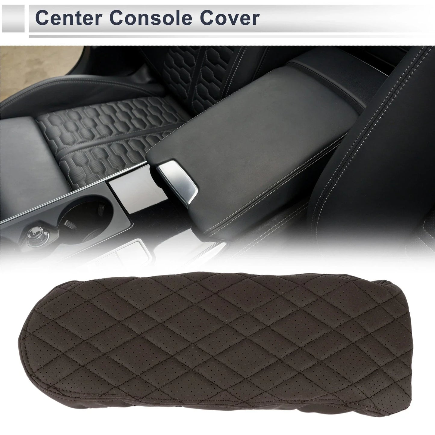 Center Console Cover for BMW 2 Series (2021-2024) Deep Brown 1 Pc