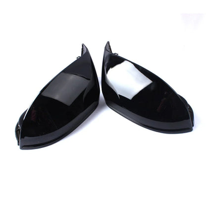 Black Side Wing Mirror Caps With Lane Assist for Audi A7 C7 (2010–2018)