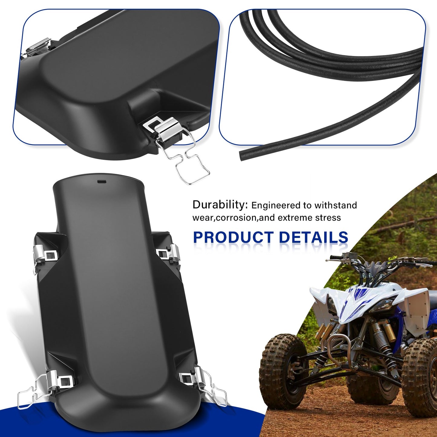 Air Box Lid Cover Kit for Yamaha Banshee 350 (1987–2006)