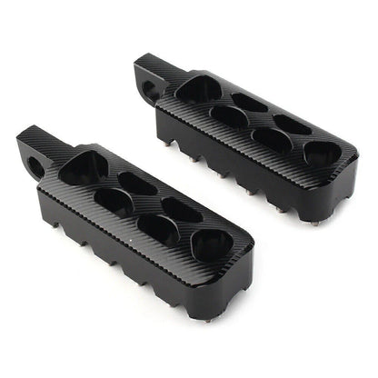 Black CNC Foot Pegs for Harley Dyna Wide Glide FXDWG FXDB FXDL FXDF (2006-2017)