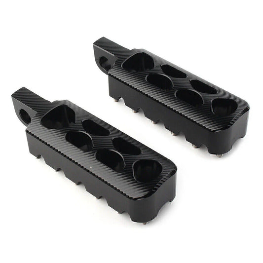 Black CNC Foot Pegs for Harley Dyna Wide Glide FXDWG FXDB FXDL FXDF (2006-2017)