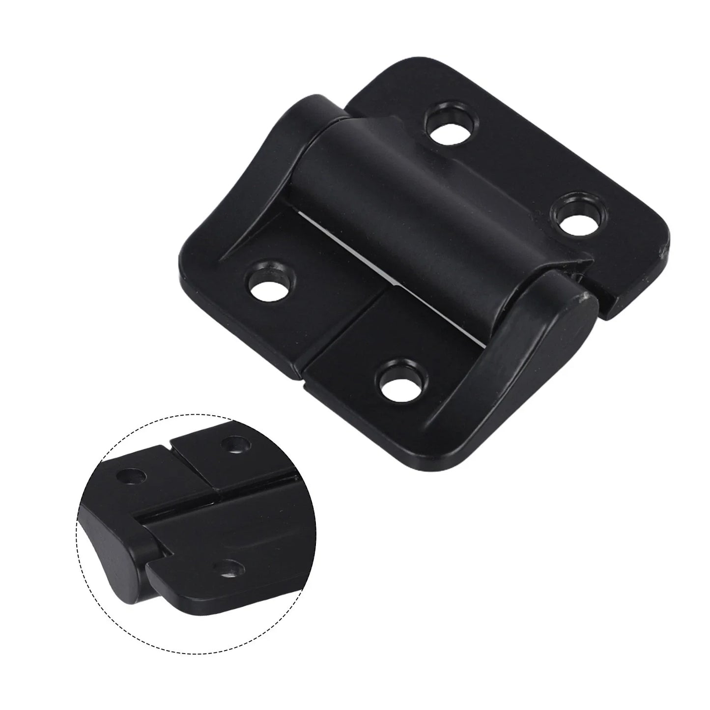 Constant Torque Hinge 1.0 N•m 1.57 X 1.50 Inch 4 Holes Black