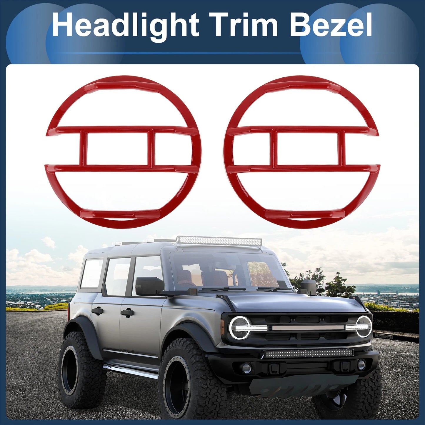 1 Pair Front Left Headlight