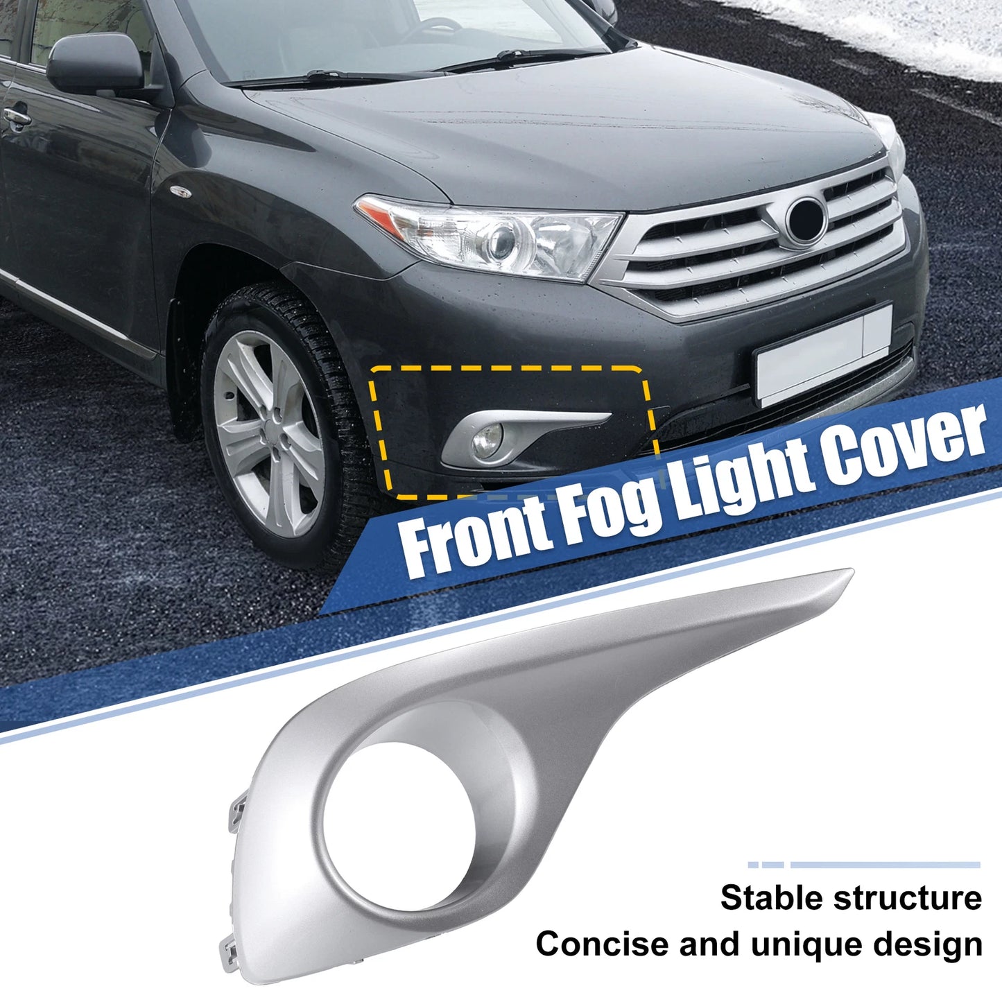 Fog Light Grille Cover No. 814810E060 for Toyota Highlander (2013)