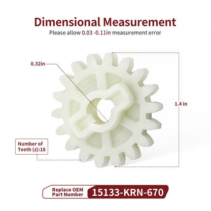 Oil Pump Driven Gear 18T for Honda CRF250R CRF250X (2004–2017)
