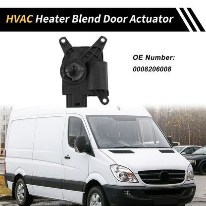 HVAC Heater Blend Door Actuator for Mercedes-Benz Sprinter (2006–2009) No. 0008206008