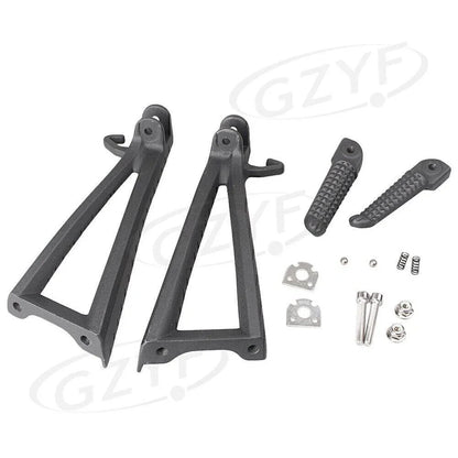 Rear Passenger Foot Peg Rest Bracket for Yamaha YZF R6 (2006-2011) Black