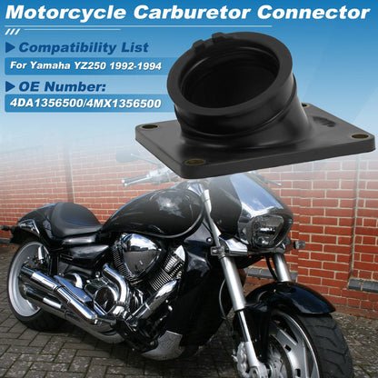 Carburetor Connector for Yamaha YZ250 (1992–1994) Rubber