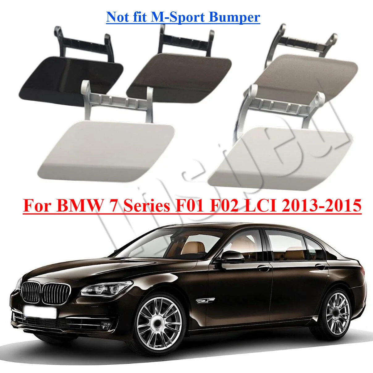 1 x Front Bumper Headlight Washer Cover Cap for BMW 7 Series (2013–2015)
