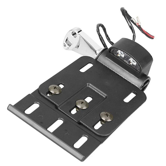Steel Side Mount License Plate Bracket for Harley Sportster XL883 XL1200 (2004-2023)