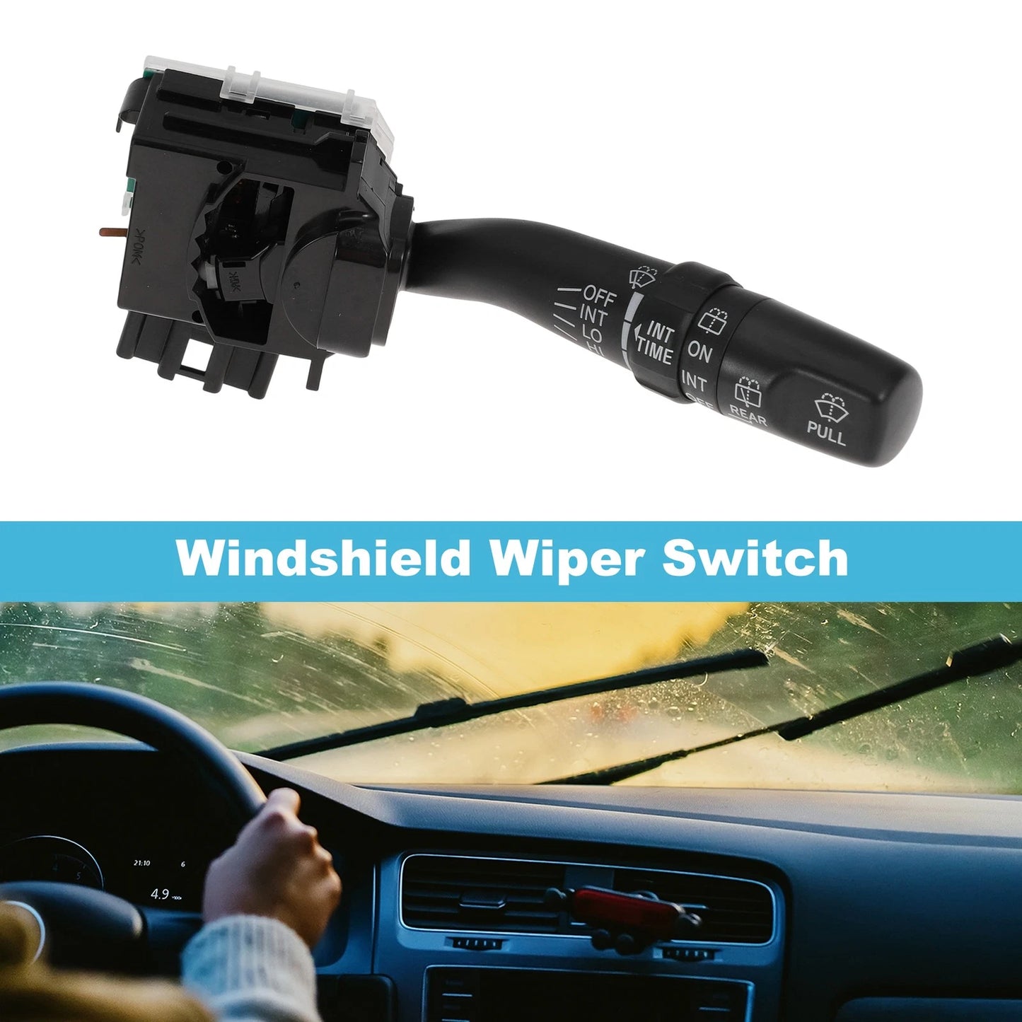 Windshield Wiper Control Switch for Toyota Sequoia (2002–2004) No. 846520C030