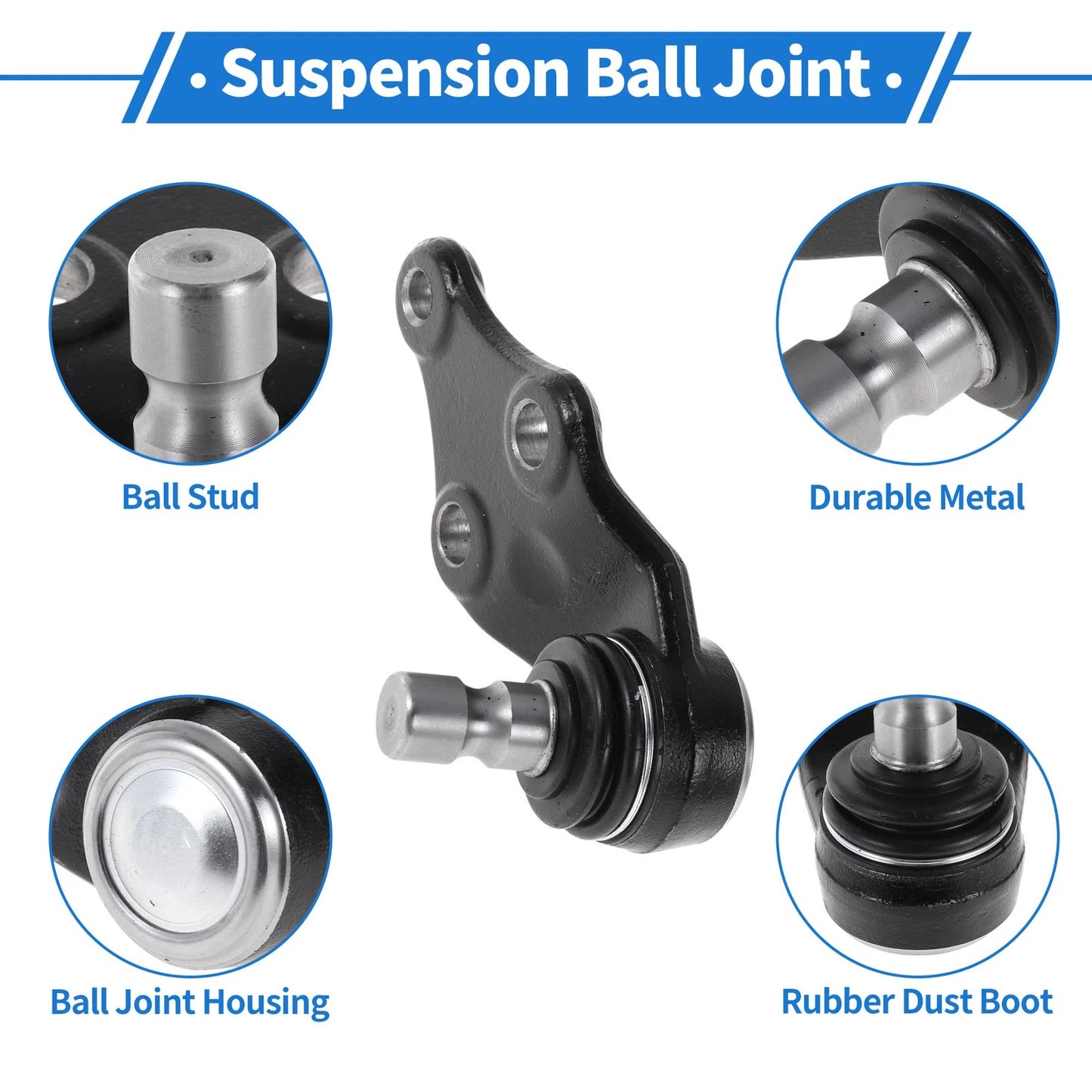 2X Front Lower Ball Joints for Hyundai Sonata (2011–2014) K500231/545303S100