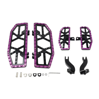 Chrome Aluminum Brake Arm Pedal Kit for Harley FLT FLH (2014–2016)