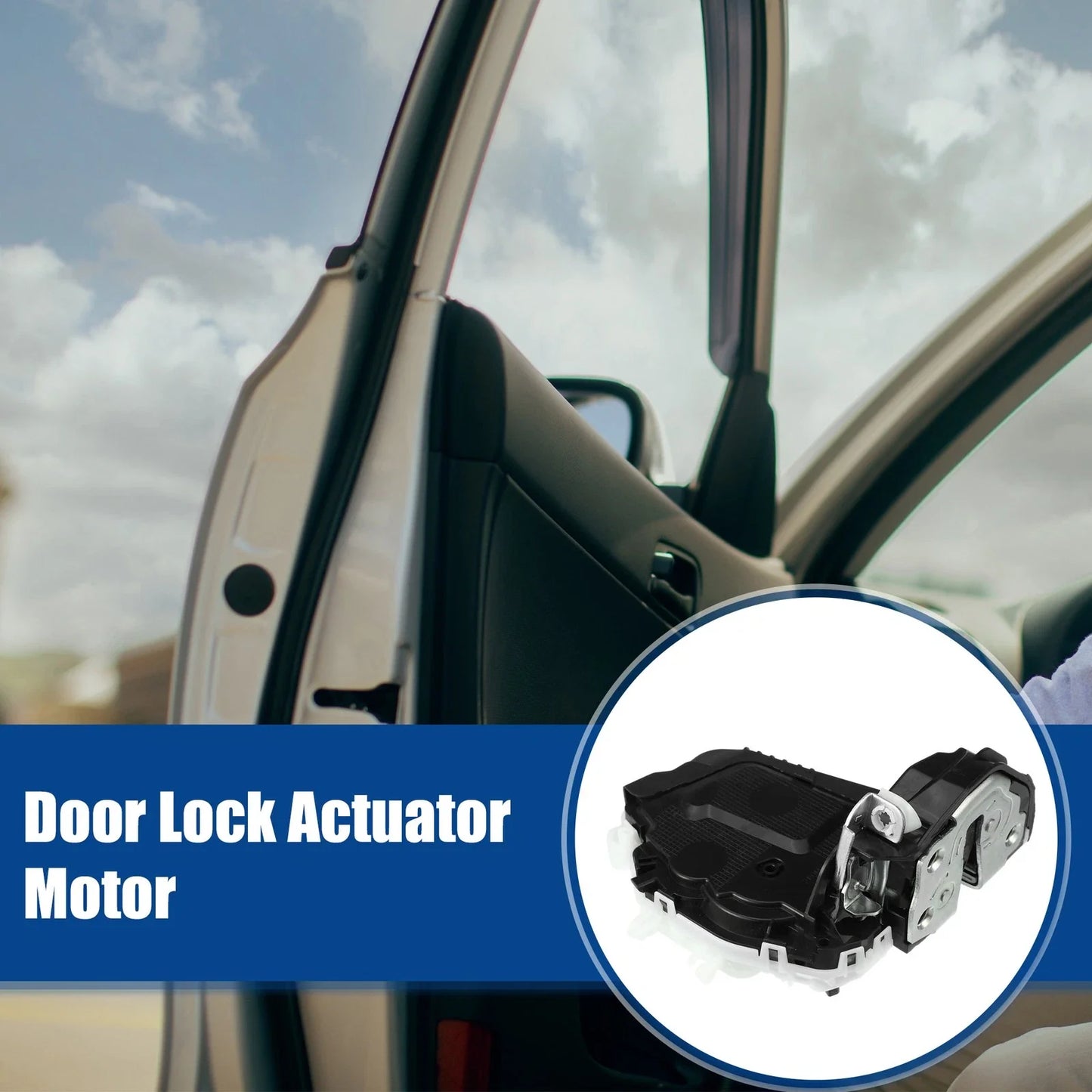 Rear Left Side Door Lock Actuator for Honda Accord (2013-2015) Black