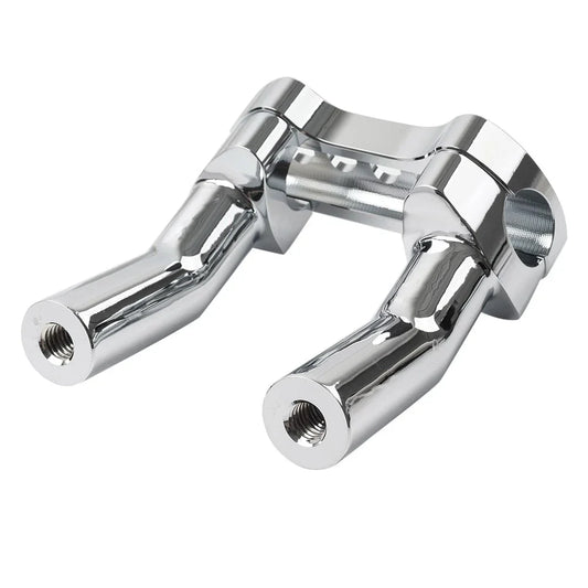 5-Hole 4.5" Pullback Handlebar Riser Clamp for Harley 1" Bar