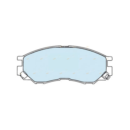 Set of 4 Front Disc Brake Pads for Mitsubishi L300 Express (1994–2005)