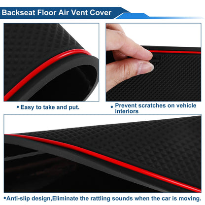 15 Pcs Non-Slip Mat for Toyota Yaris Cross SUV (2021–2024) PVC Red