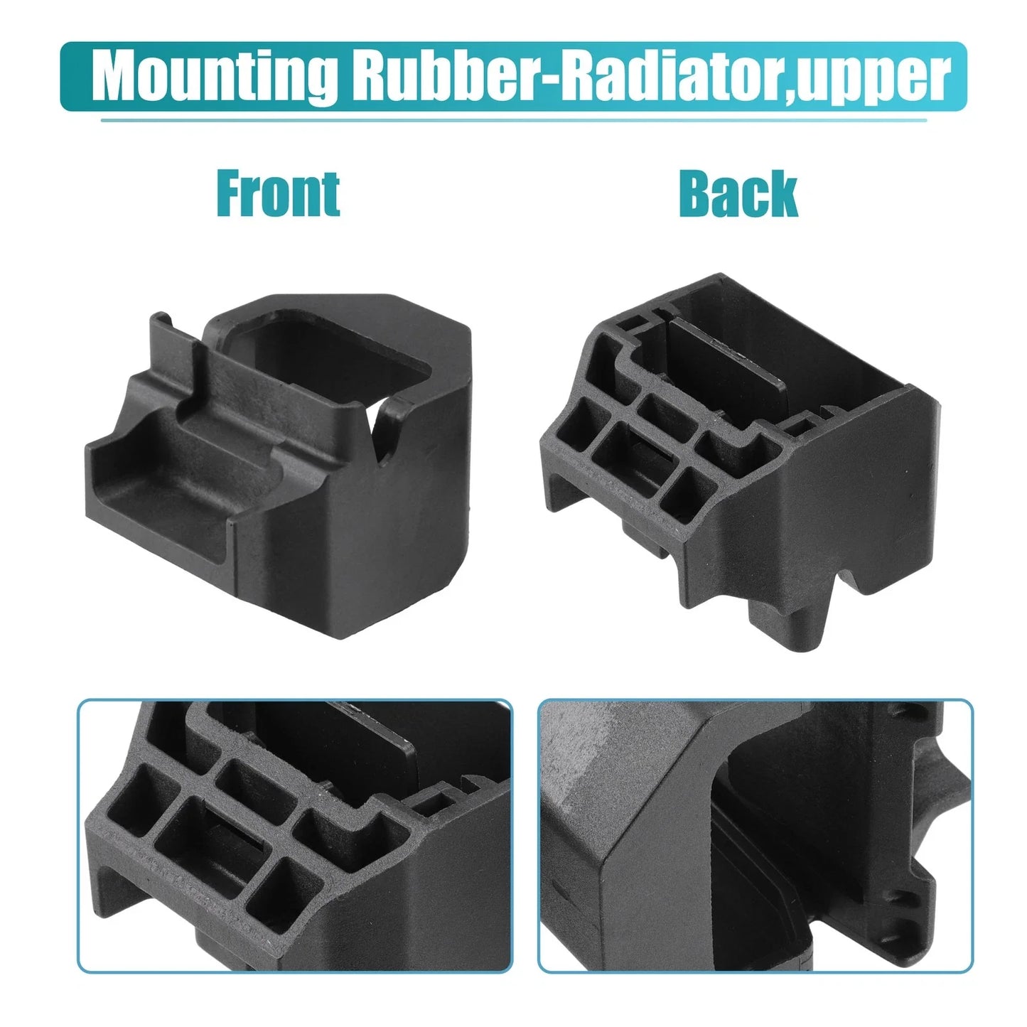2x Radiator Mount Bracket Replaces for BMW 135i / 328i No.17117807184
