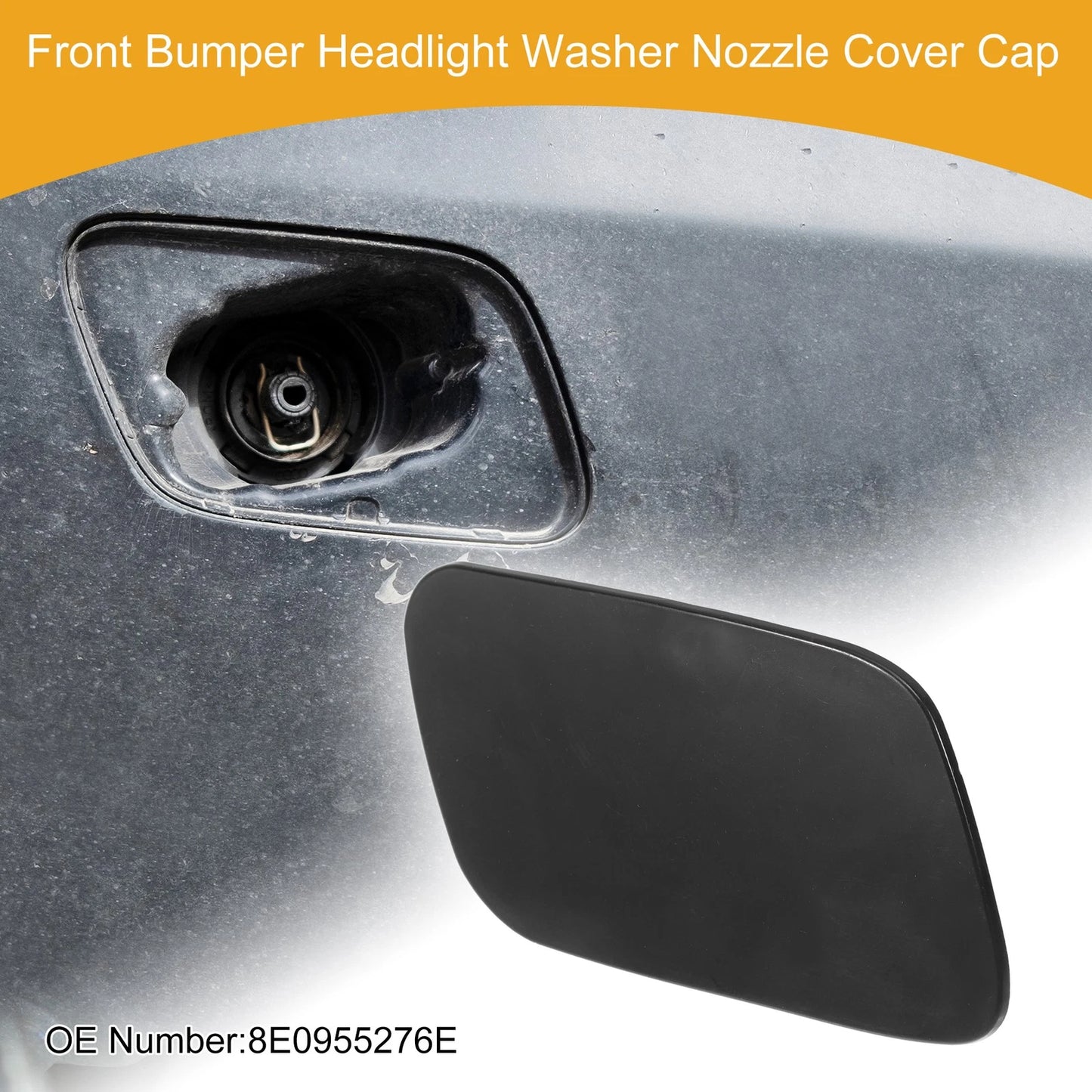 Front Right Washer Nozzle Cover Cap for Audi A4 (2005–2008) 1 Pcs