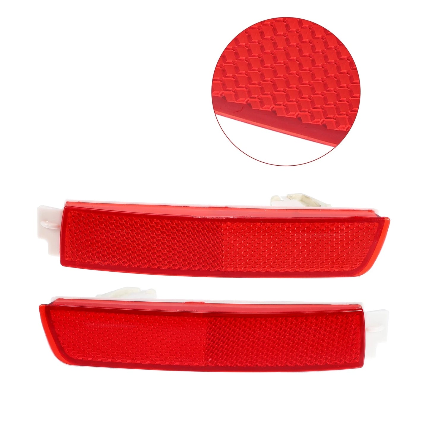 1 Pair Rear Bumper Side Marker Reflector Red for Nissan  265655C000 265605C000