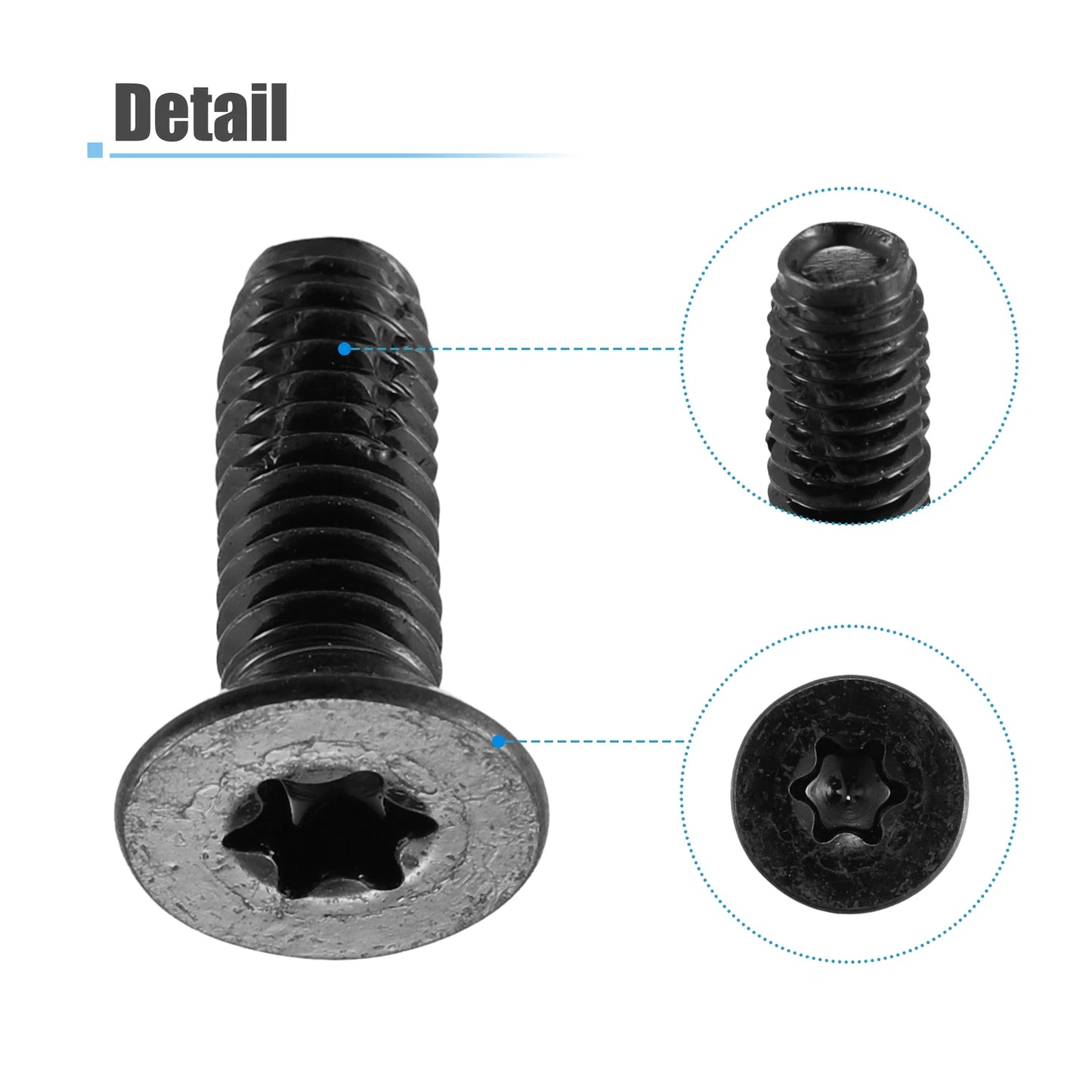 12pcs Torx Screws for Jeep Wrangler CJ7 YJ TJ (1976–2006) Tailgate Door Bolt