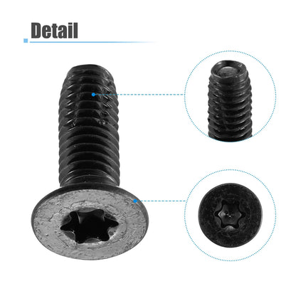 12pcs Torx Screws for Jeep Wrangler CJ7 YJ TJ (1976–2006) Tailgate Door Bolt