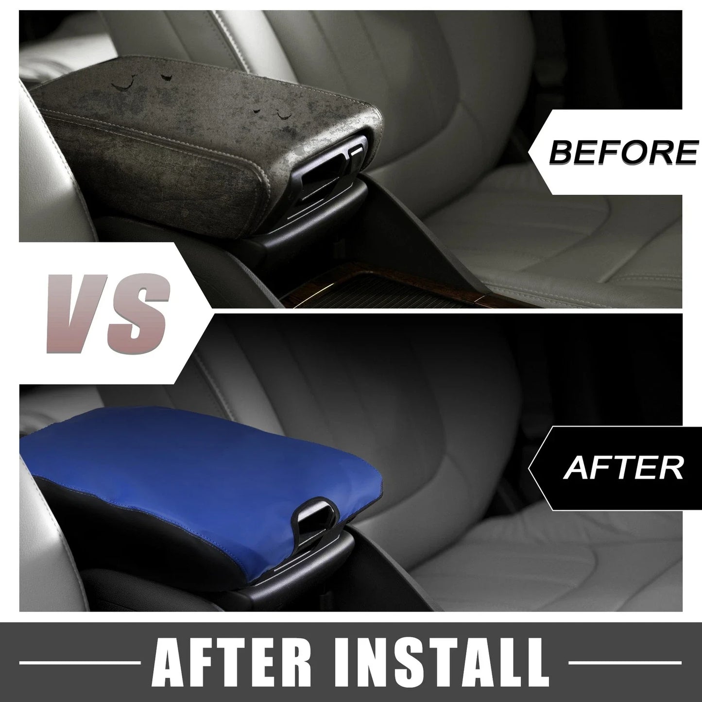 Car Center Console Armrest Cover for Dodge Ram 1500 2500 3500 (2019-2023)