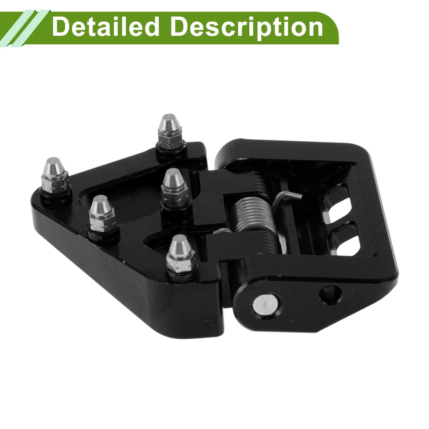 Motorcycle Foot Pegs for KTM EX/EC/MC 125-300 (2021–2024) Aluminum Alloy Black