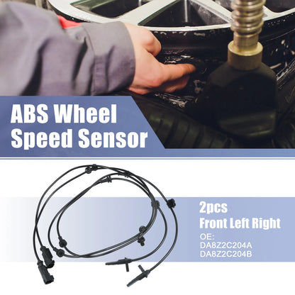 2pcs ABS Sensor No.DA8Z2C204A/DA8Z2C204B for Ford Explorer (2011–2019)