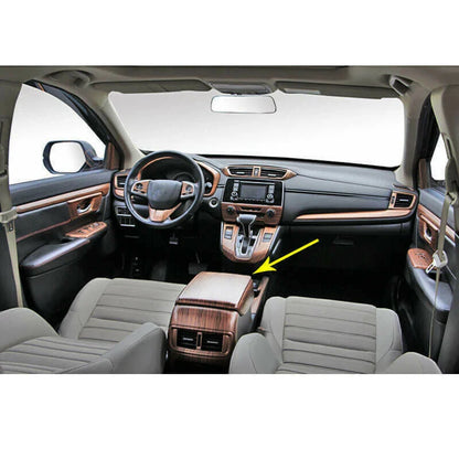 Peach Wood Grain Armrest Box Panel Trim for Honda CRV (2017–2022)