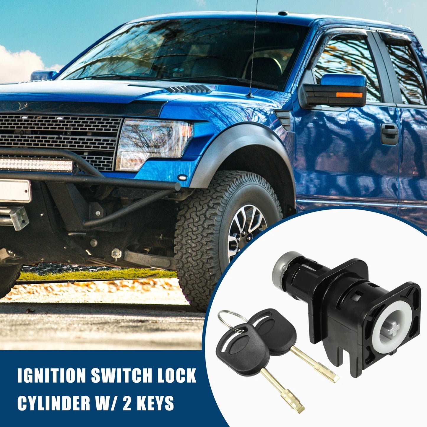Set of 1 Bonnet Hood Lock Latch with 2 Key for Ford Transit Connect (2006–2013)
