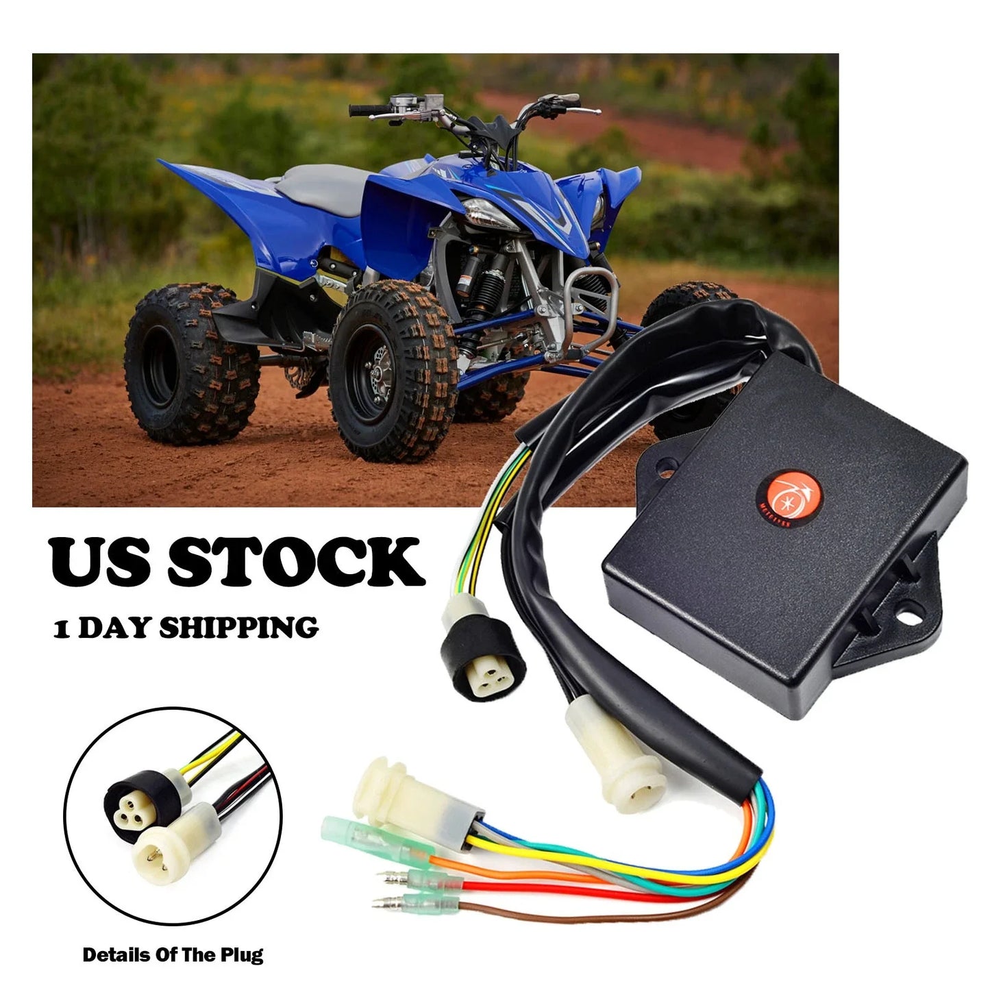 CDI Ignitor Module for Yamaha Big Bear YFM350ER (1987–1988)