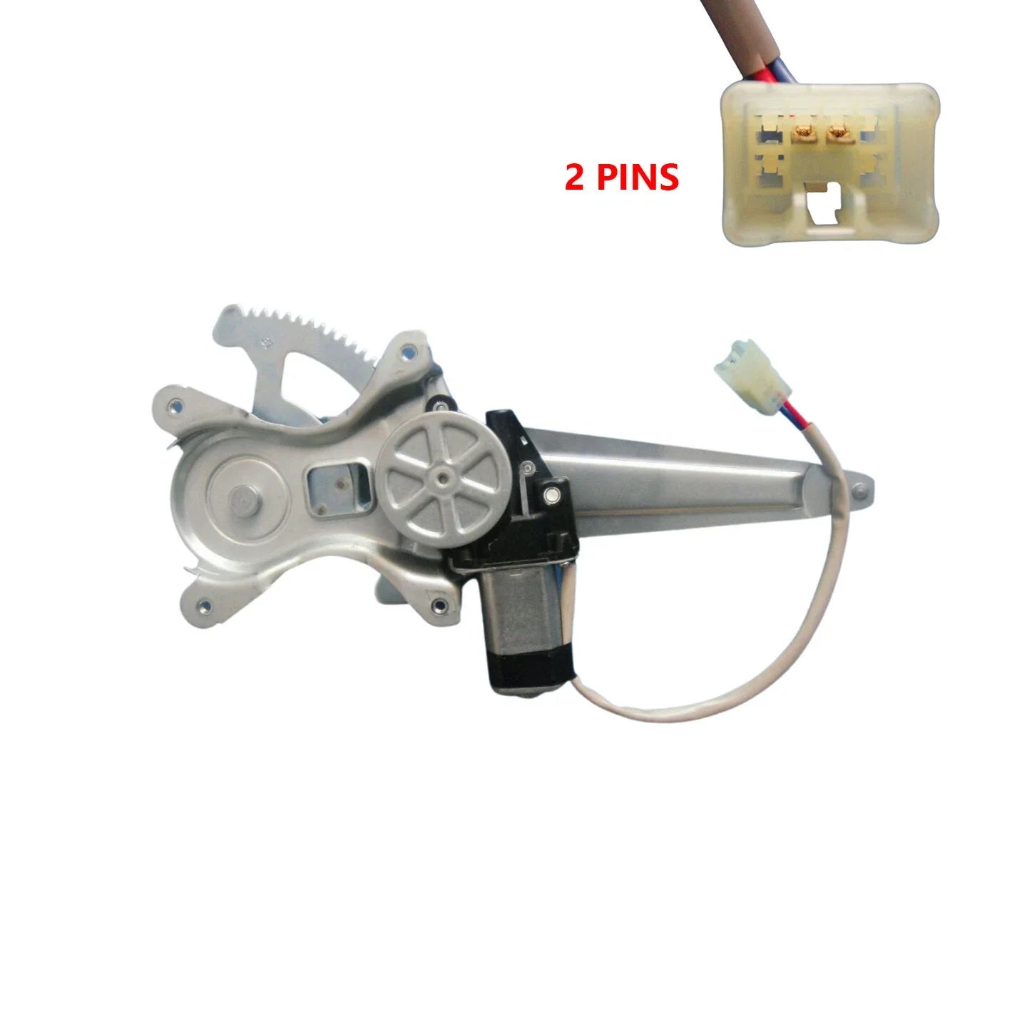 Rear Left Window Regulator With Motor 2 Pins for Toyota RAV4 (2000–2005)