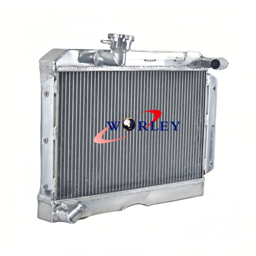 5-Row Aluminum Radiator with Fans for Rover MG MGA 1500/1600/1622 (1955–1962)