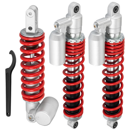 Set of 2 Front and Rear Air Shock Absorbers for Suzuki QuadSport Z400 (2003–2014)