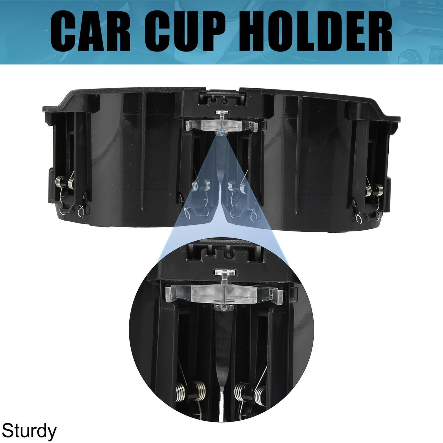 Car Cup Holder for Mercedes-Benz A-Class (2013-2018) - Front Seat Water Bottle Holder