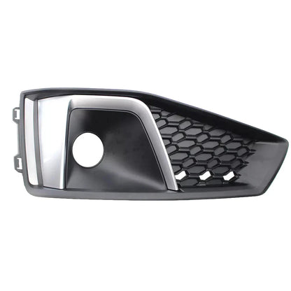 Front Bumper Fog Light Grille Cover w/ACC Hole for AUDI A4 (2017–2020)