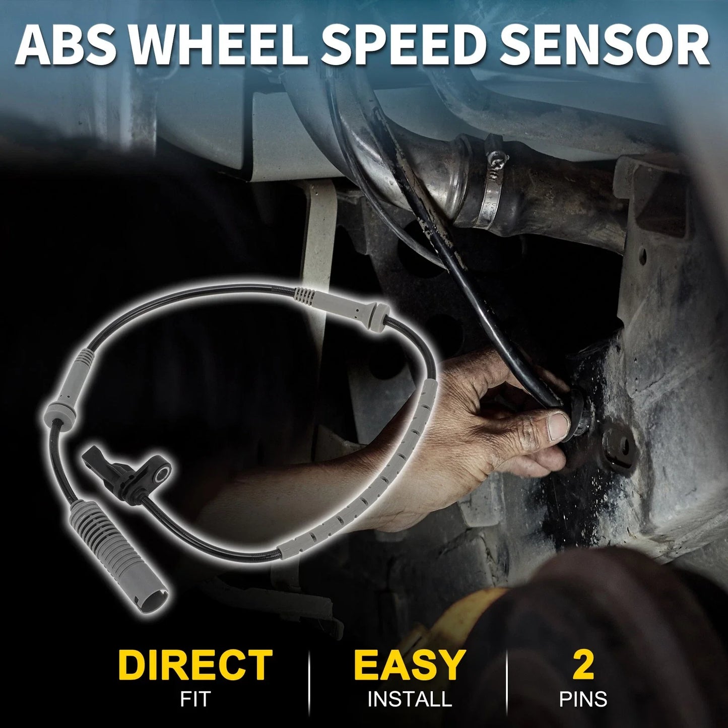 ABS Wheel Speed Sensor Front Left or Right for BMW 328i (2007-2013)