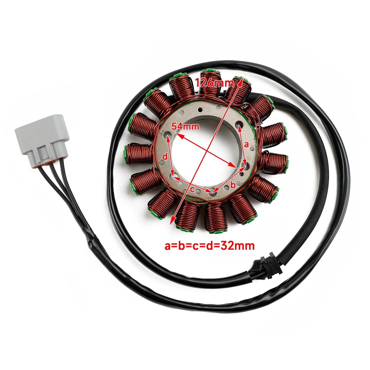 15 Pole Alternator Stator for Tiger 800 XC XCA XRT (2011–2020) 674841