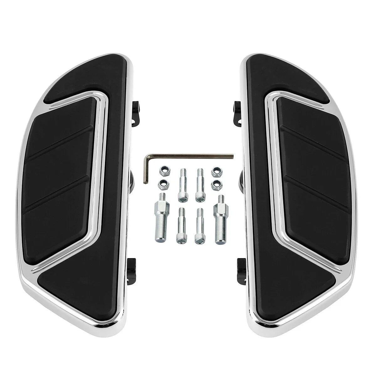 Chrome Driver Floorboards Footboards Bracket for Harley Road Glide (2014-2024)