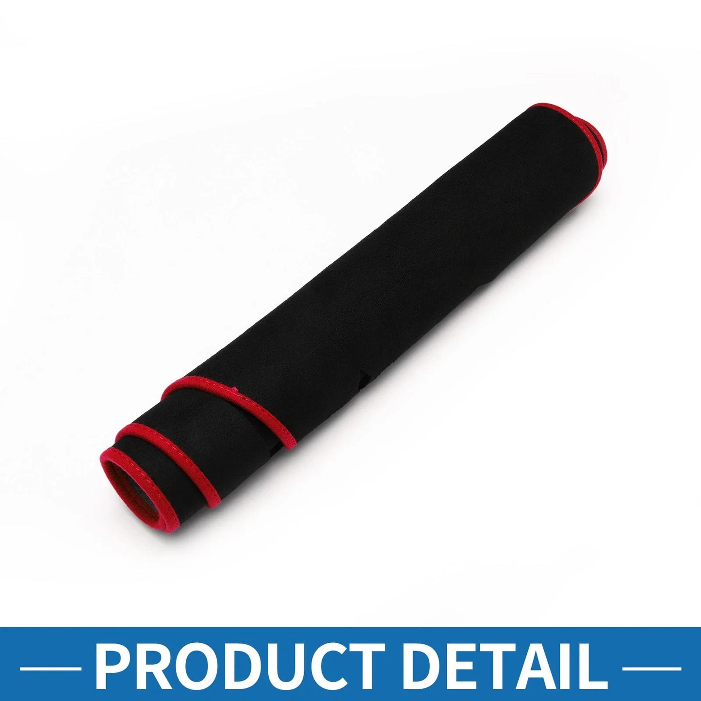 Dashboard Dash Cover Mat for BMW X5 Sun Protector Pad Black Red (2023-2024)