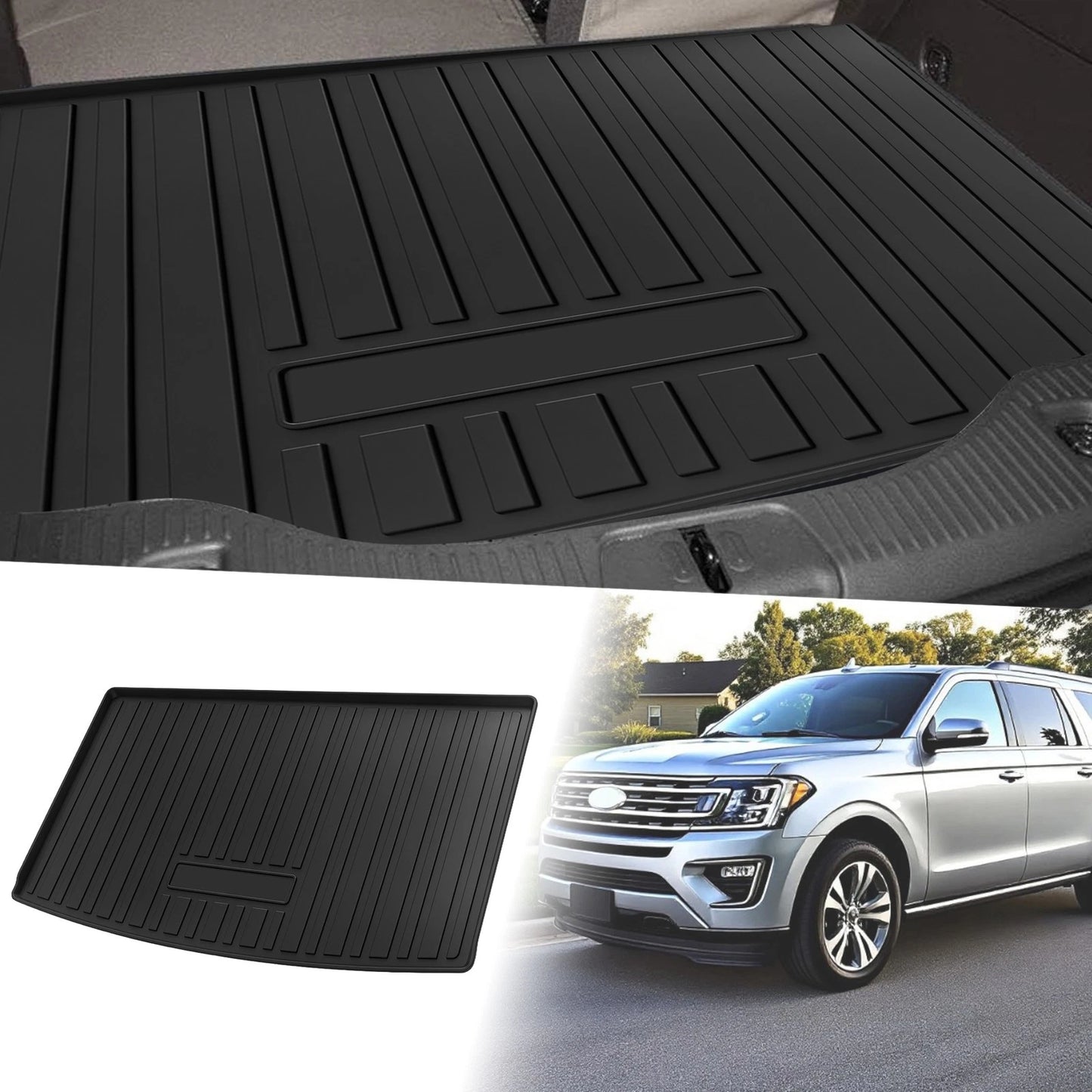Cargo Liner Rear Trunk Mat for Ford Expedition Max, Lincoln (2018–2024)