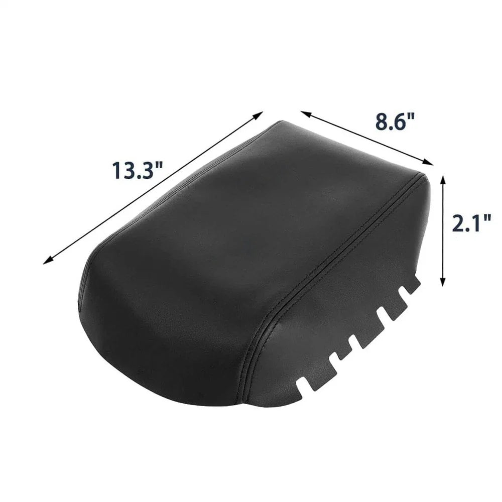 Leather Center Console Lid Armrest Cover Trim for Toyota 4Runner (2010-2023)