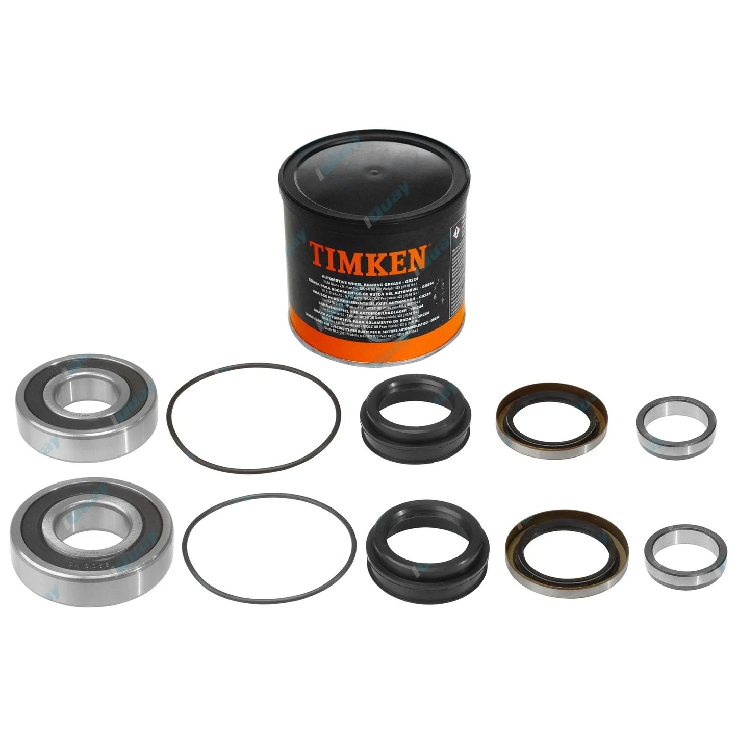 Rear Wheel Bearing Kits + Grease for Toyota Hilux LN46 LN106 RN20 RN105 YN65 YN67 (1972-1999)