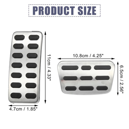2 x Accelerator & Brake Pedal Covers for Hyundai