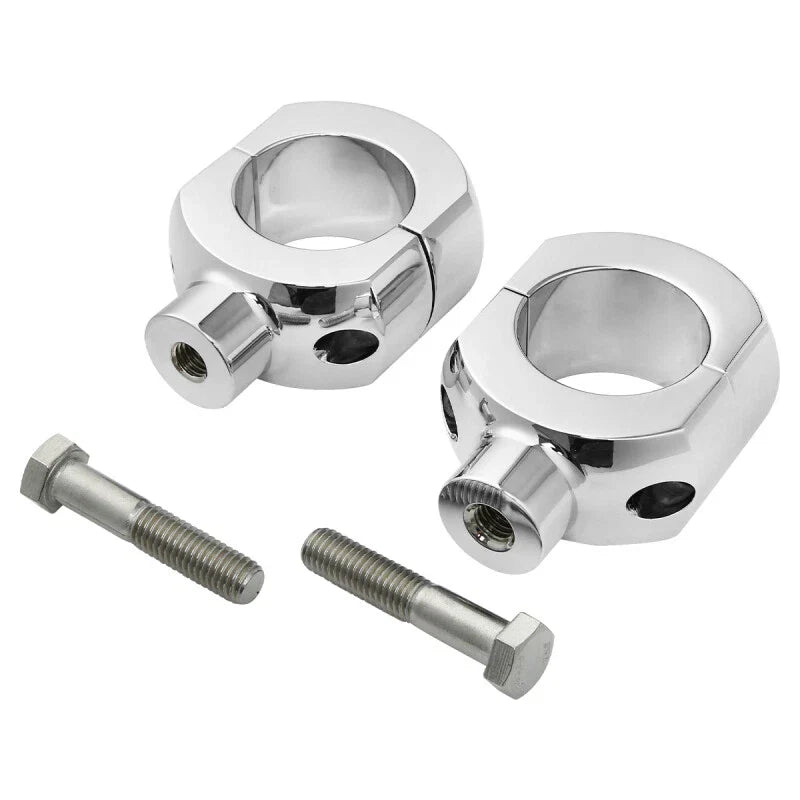 Chrome 2" Handlebar Bar Risers for Harley Sportster XL 1200 XL883 Softail (2004-2023)
