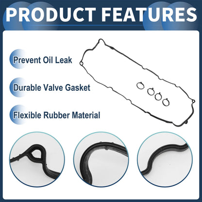 Set of 1 Engine Valve Cover Gasket for Porsche Panamera (2009–2016) No. 94810593501