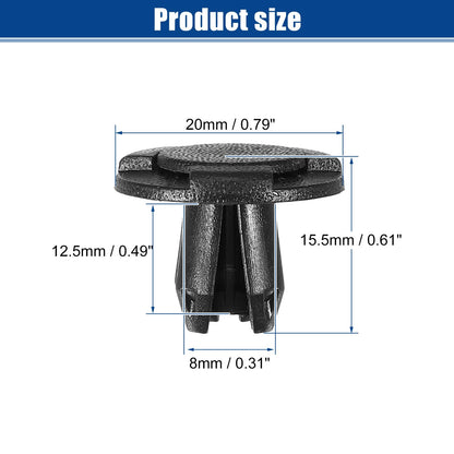 25 Pcs Bumper Cover Push Type Retainer Clips for Infiniti EX35 (2008–2013) No. 0155305933
